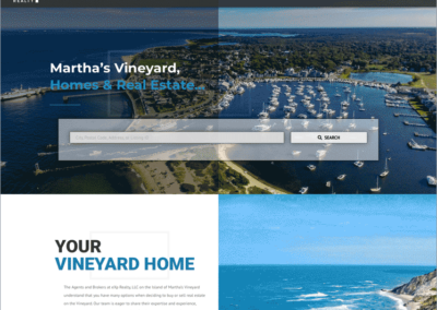 Martha's Vineyard Real Estate Website Design