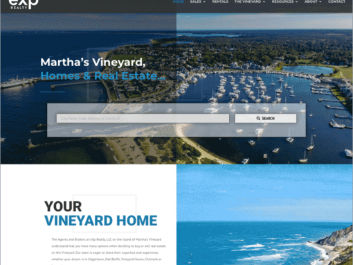 Martha’s Vineyard Real Estate Website Design